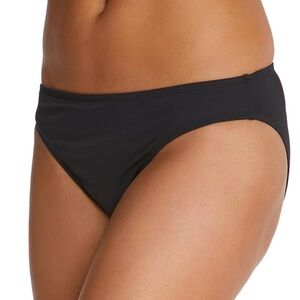 MICHAEL MICHAEL KORS black medium coverage bikini swim bottom size XL NWT